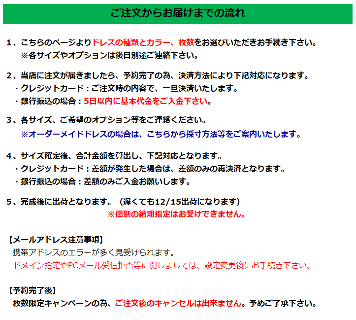 フラダンス衣装　クリスマス応援企画　流れ